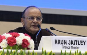 New Delhi: Union Minister for Finance and Corporate Affairs Arun Jaitley addresses at the Post-Budget Interactive Session with the representatives of Industry Associations including CII, FICCI, ASSOCHAM, in New Delhi on Feb 3, 2017. (Photo: IANS)