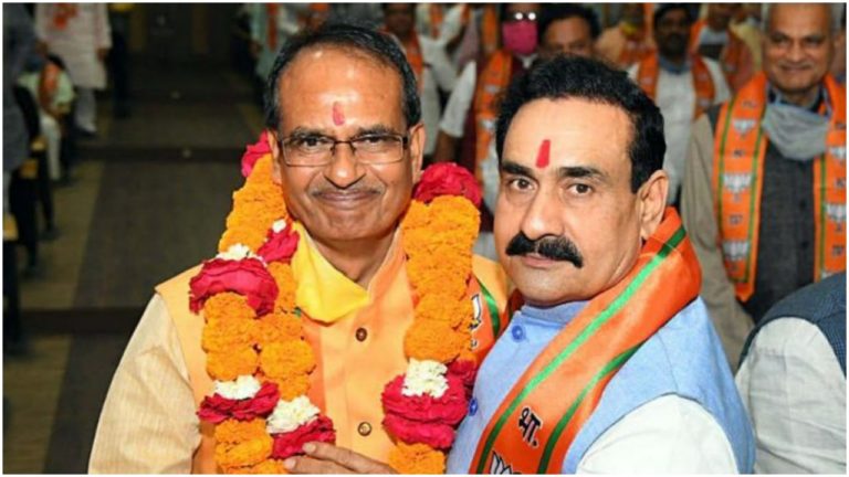 शिवराज सिंह चौहान ने किया पांच सदस्यीय मंत्रिपरिषद का गठन, राज्यपाल ने दिलाई शपथ
