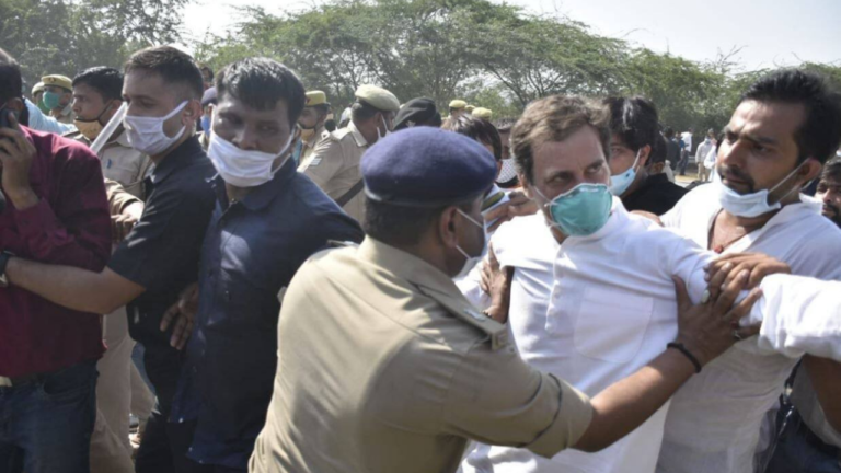 हाथरस जाने से रोके जाने पर बोले राहुल गांधी: ‘इतना मत डरो, मुख्यमंत्री महोदय’