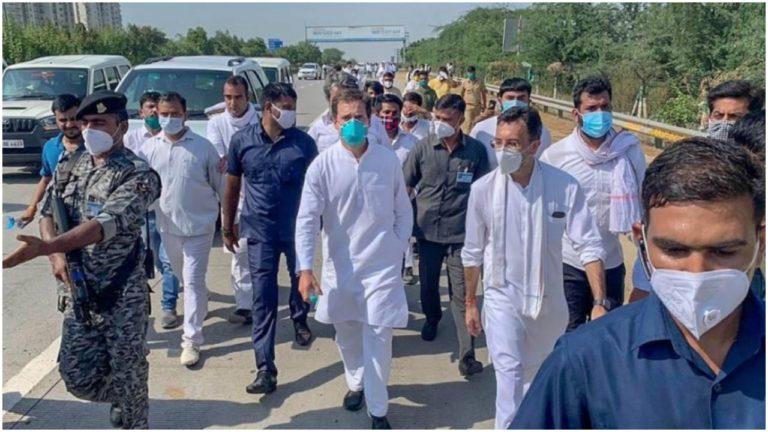 Hathras Case LIVE Updates : थोड़ी देर में हाथरस पहुंचेंगे राहुल-प्रियंका, सुरक्षा के पुख्ता इंतजाम