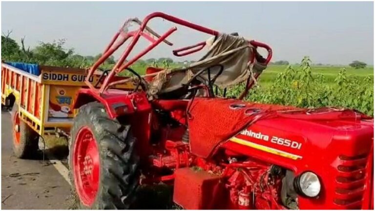 Uttar Pradesh : झांसी में भीषण सड़क हादसा,श्रद्धालुओं को ले जा रही ट्रैक्टर ट्राली पलटने से चार बच्चों समेत 11 लोगों की मौत