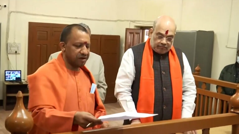 Uttar Pradesh Election 2022 : योगी आदित्यनाथ ने 25 साल बाद उत्तर प्रदेश में कानून का राज स्थापित किया – अमित शाह