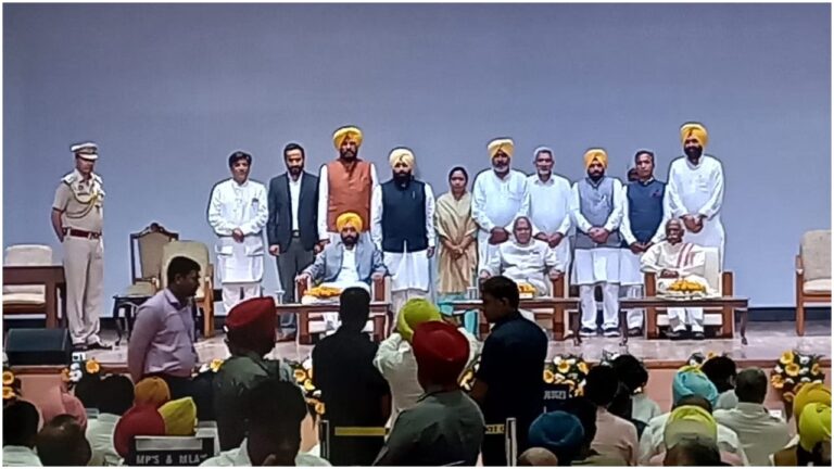Punjab : आम आदमी पार्टी के दस विधायक मुख्यमंत्री भगवंत मान के नेतृत्व वाले मंत्रिमंडल में शामिल