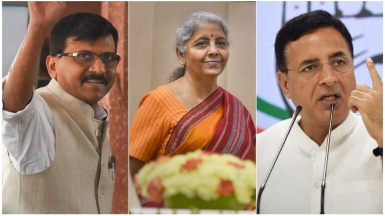 Rajya Sabha Election 2022:- सीतारमण, सुरजेवाला और राउत निर्वाचित, BJP की बड़ी जीत